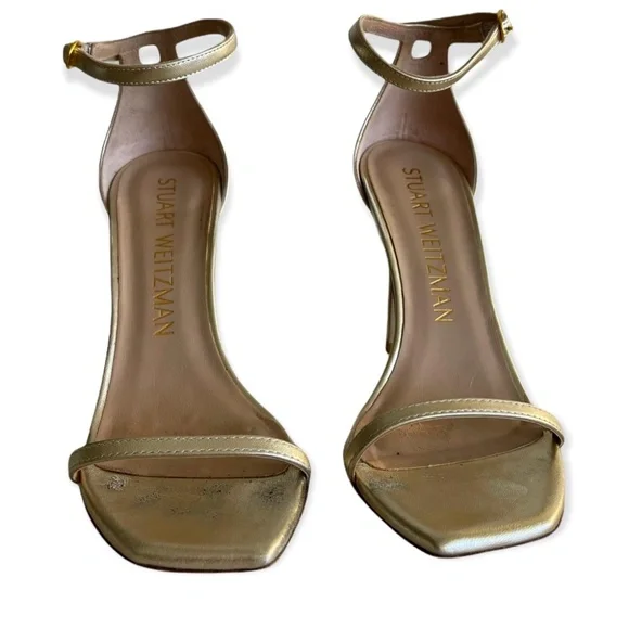 Stuart Weitzman Nudistcurve 100 Sandal - Picture 1 of 5